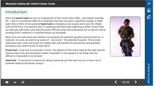 Worksite Safety 08: OSHA Power Tools and Excavations