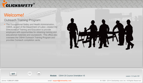 OSHA 30-Hour Construction Program (CS-OSHA30-NFb)